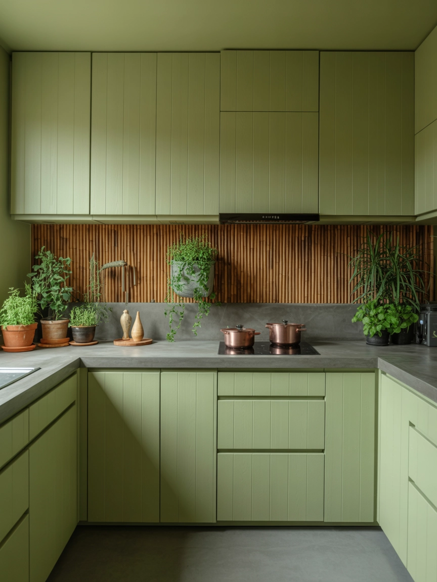 Sage Green Kitchen 6