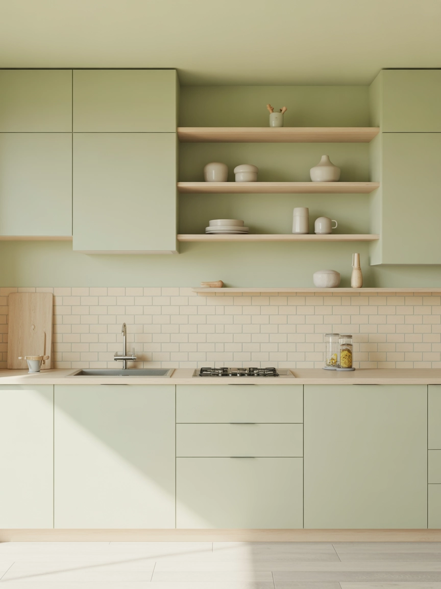 Sage Green Kitchen 7
