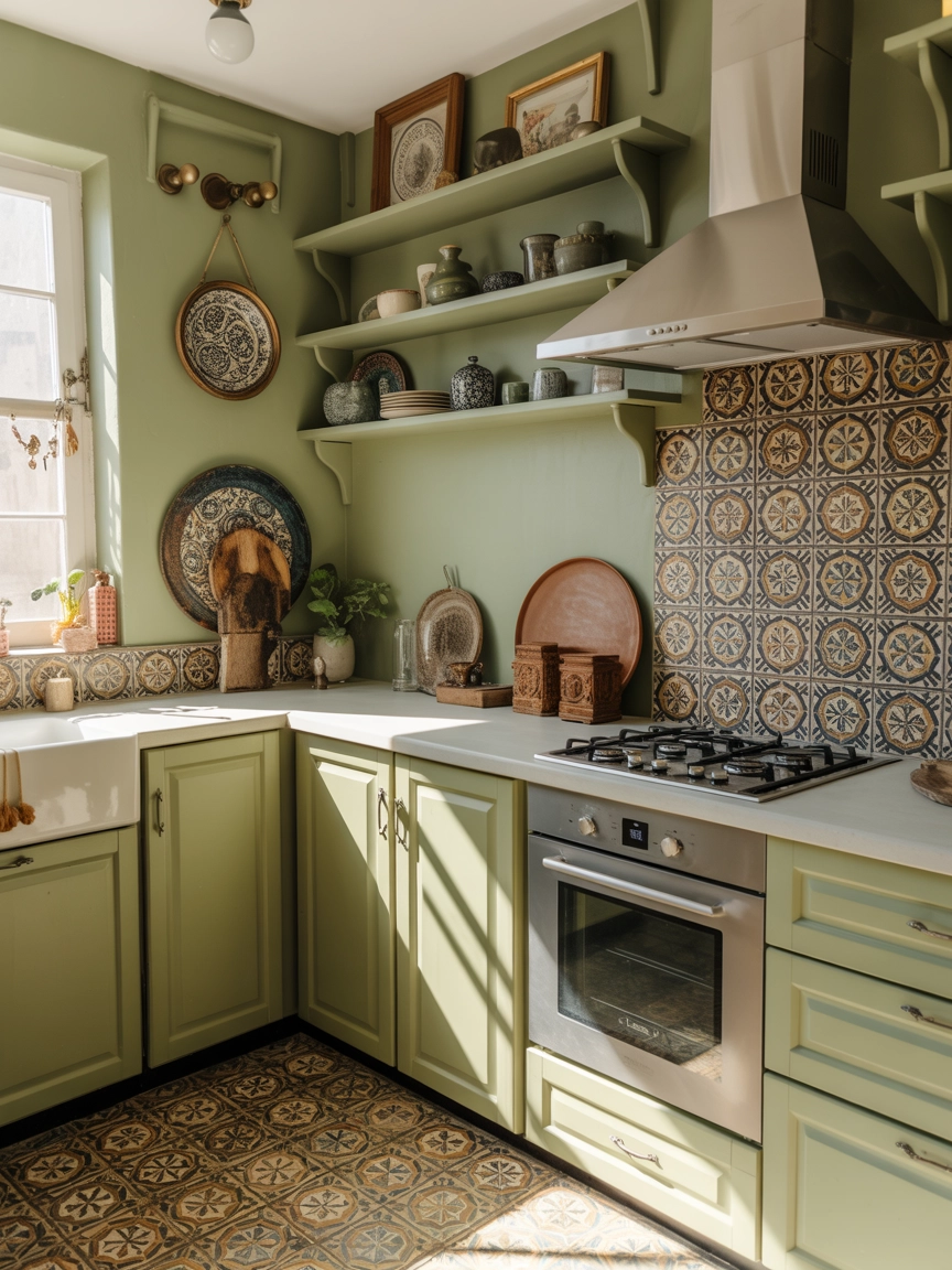 Sage Green Kitchen 8