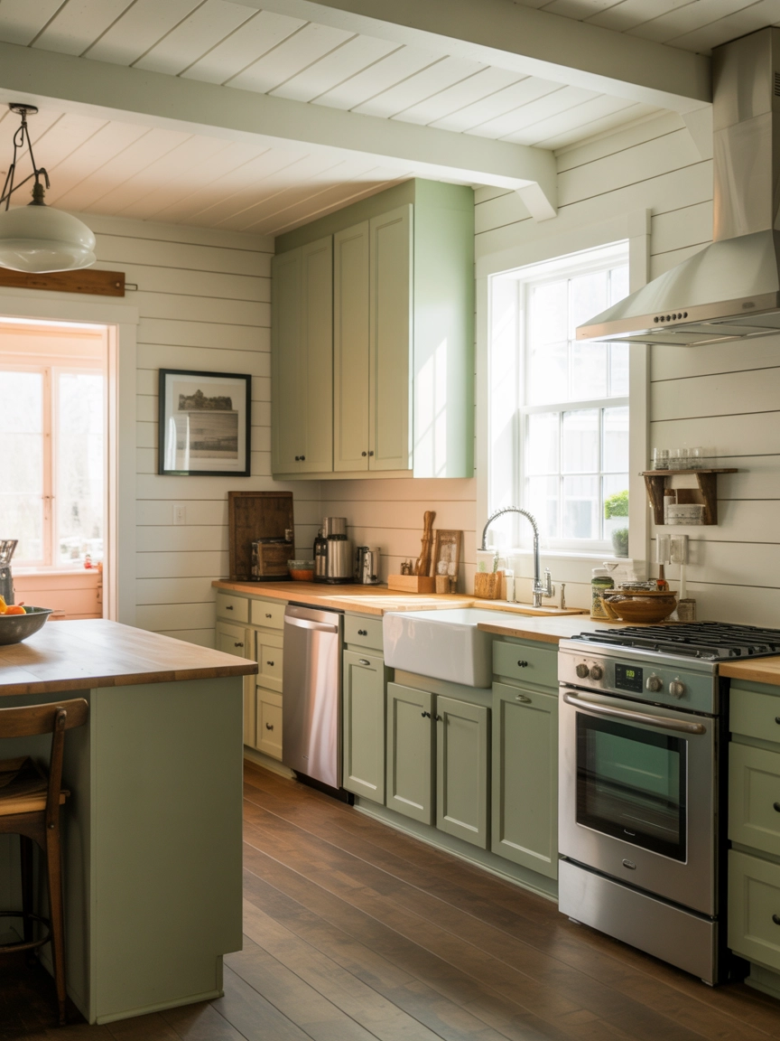 Sage Green Kitchen 9