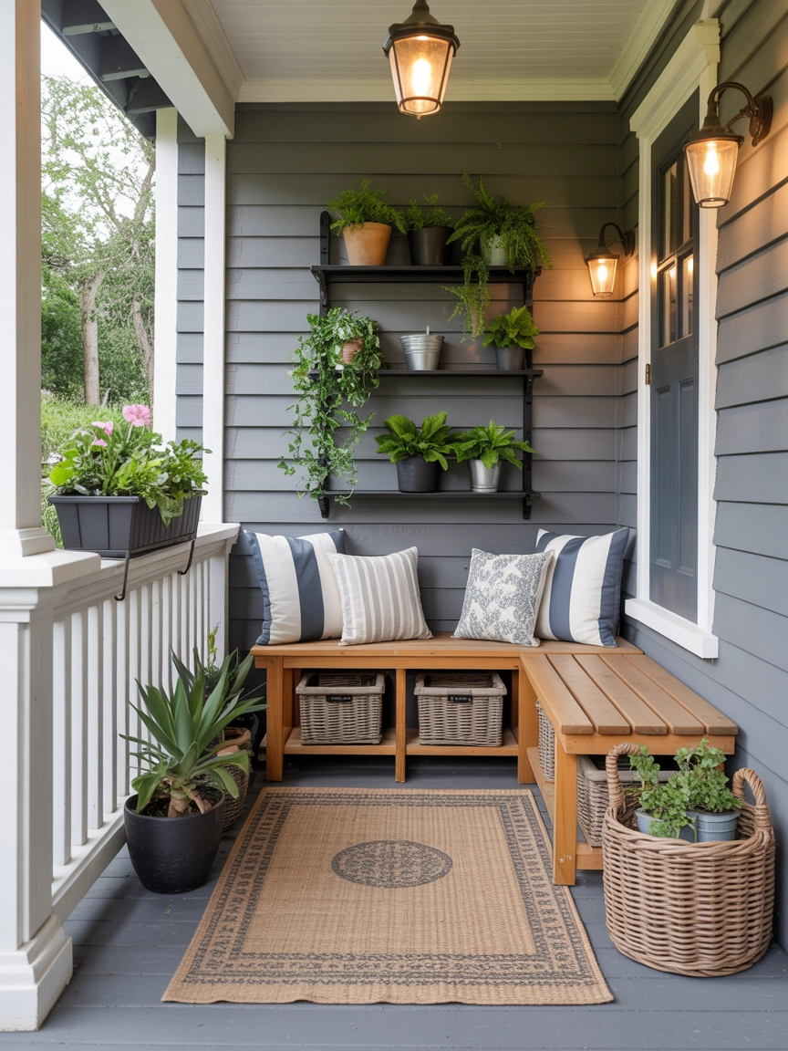 Small Front Porch Decorating Ideas 8