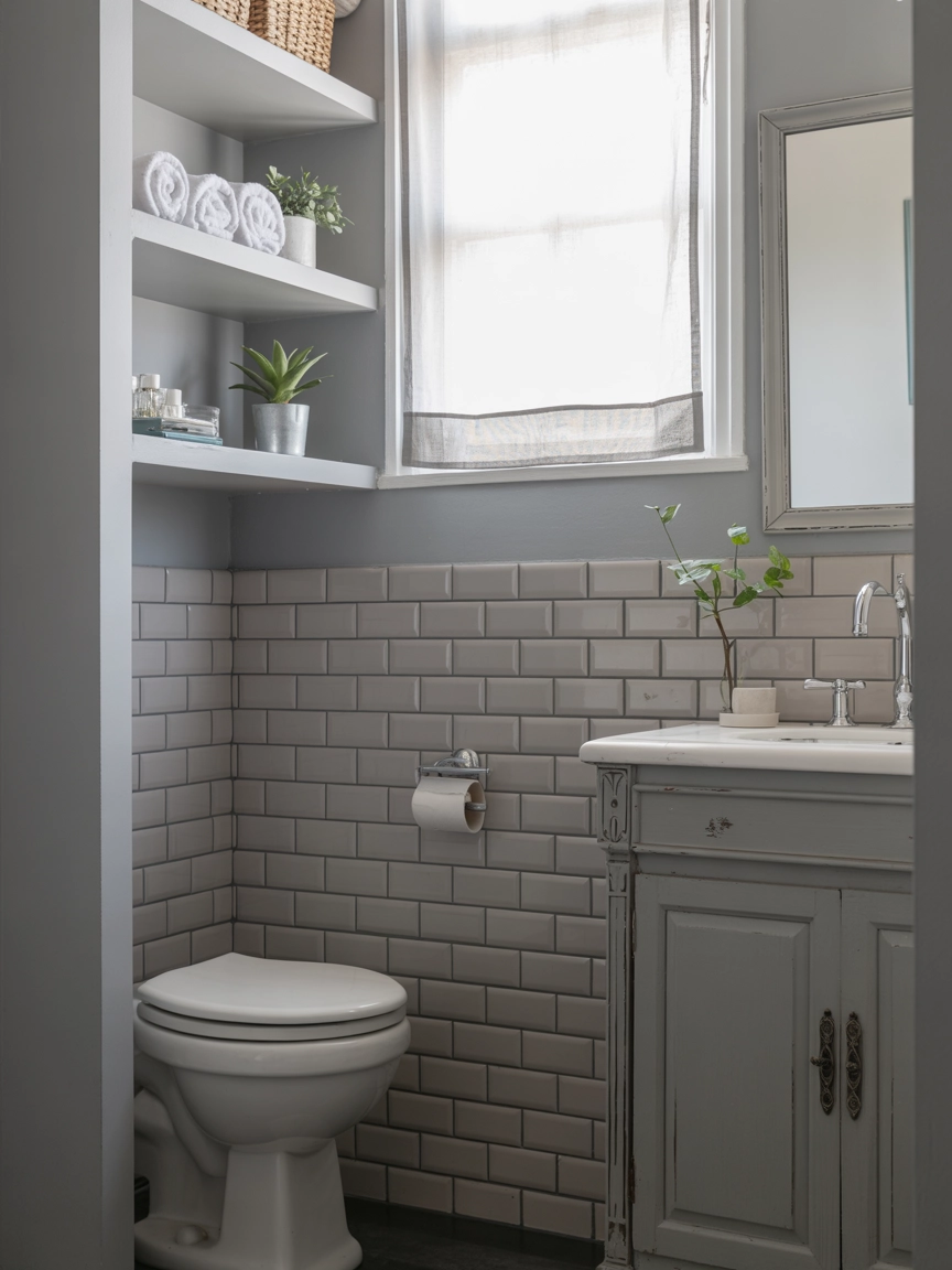 Small Grey Bathroom Ideas 2