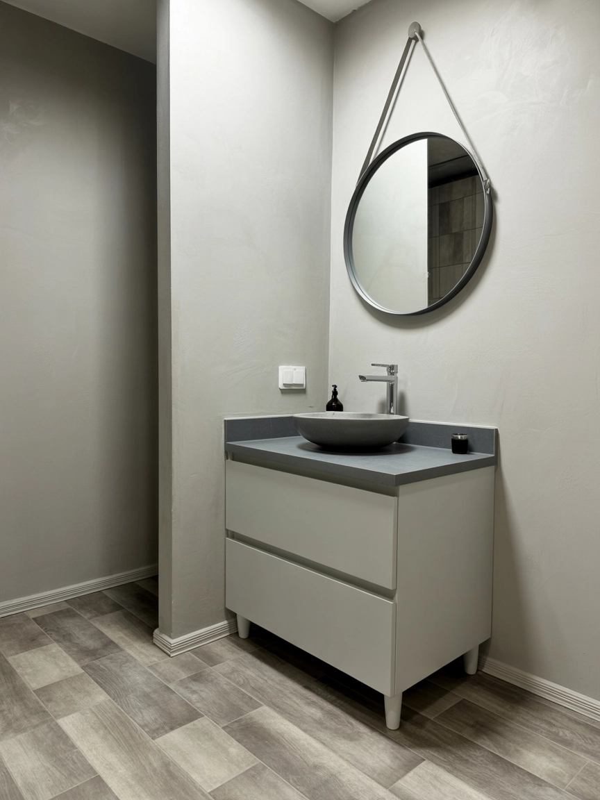 Small Grey Bathroom Ideas 4